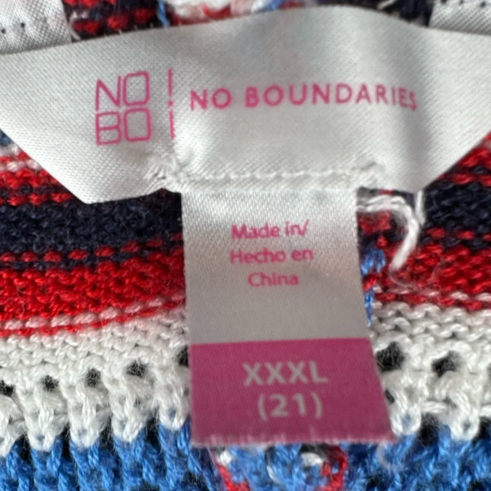 NOBO 2 Piece Crop Top and Shorts Knit Stripped Outfit for Summer - Picture 2 of 6